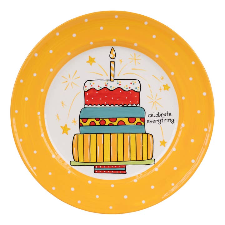 Glory Haus - Wholesale Dinner Plate - Celebrate Everything Plate