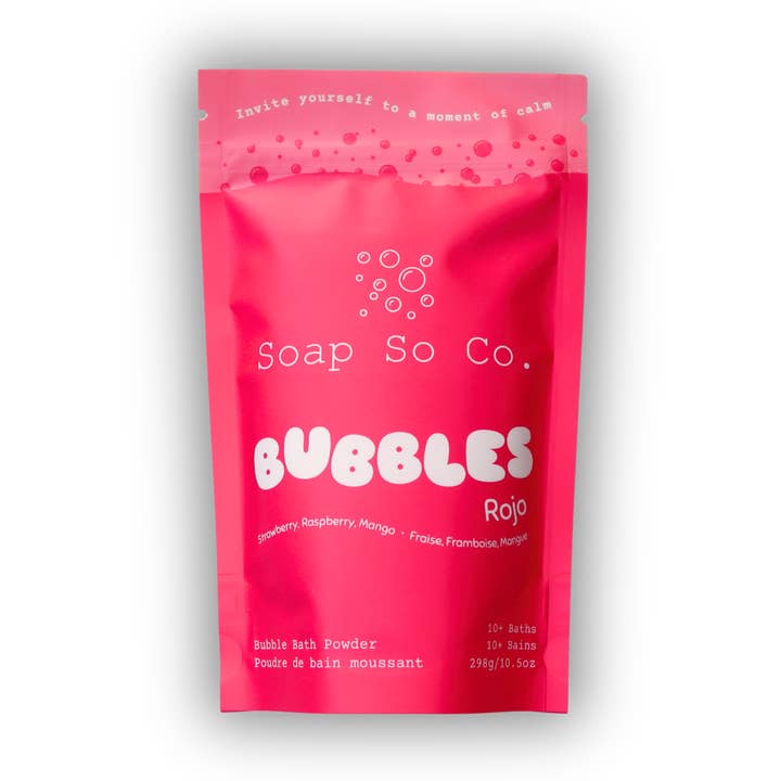 Soap So Co. - Wholesale Bath Soak/Milk - Rojo Bubbles