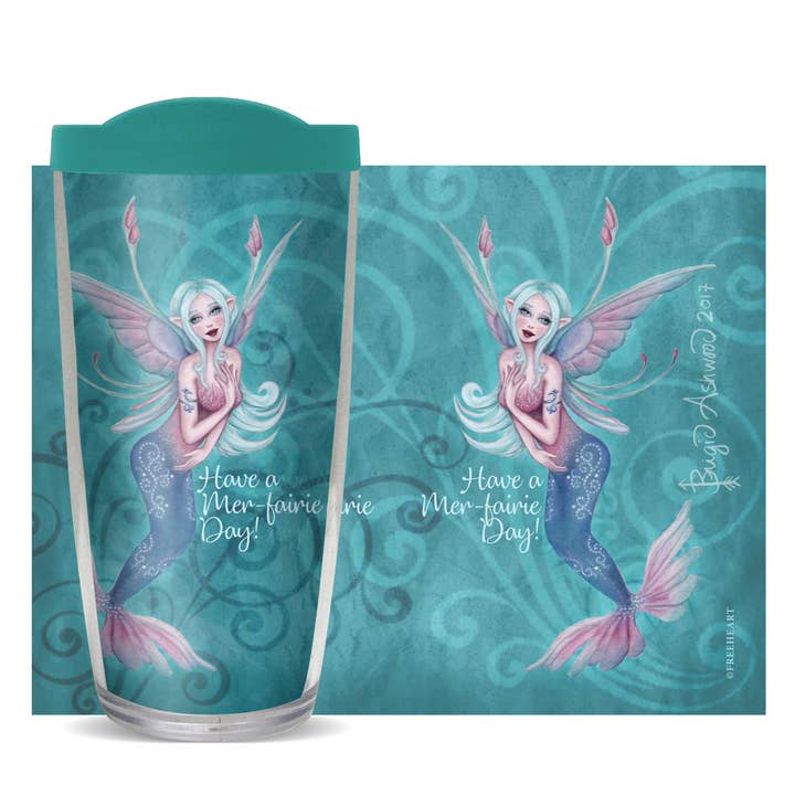 Fairy Sprite Coral Tumbler for wholesale by FREEHEART