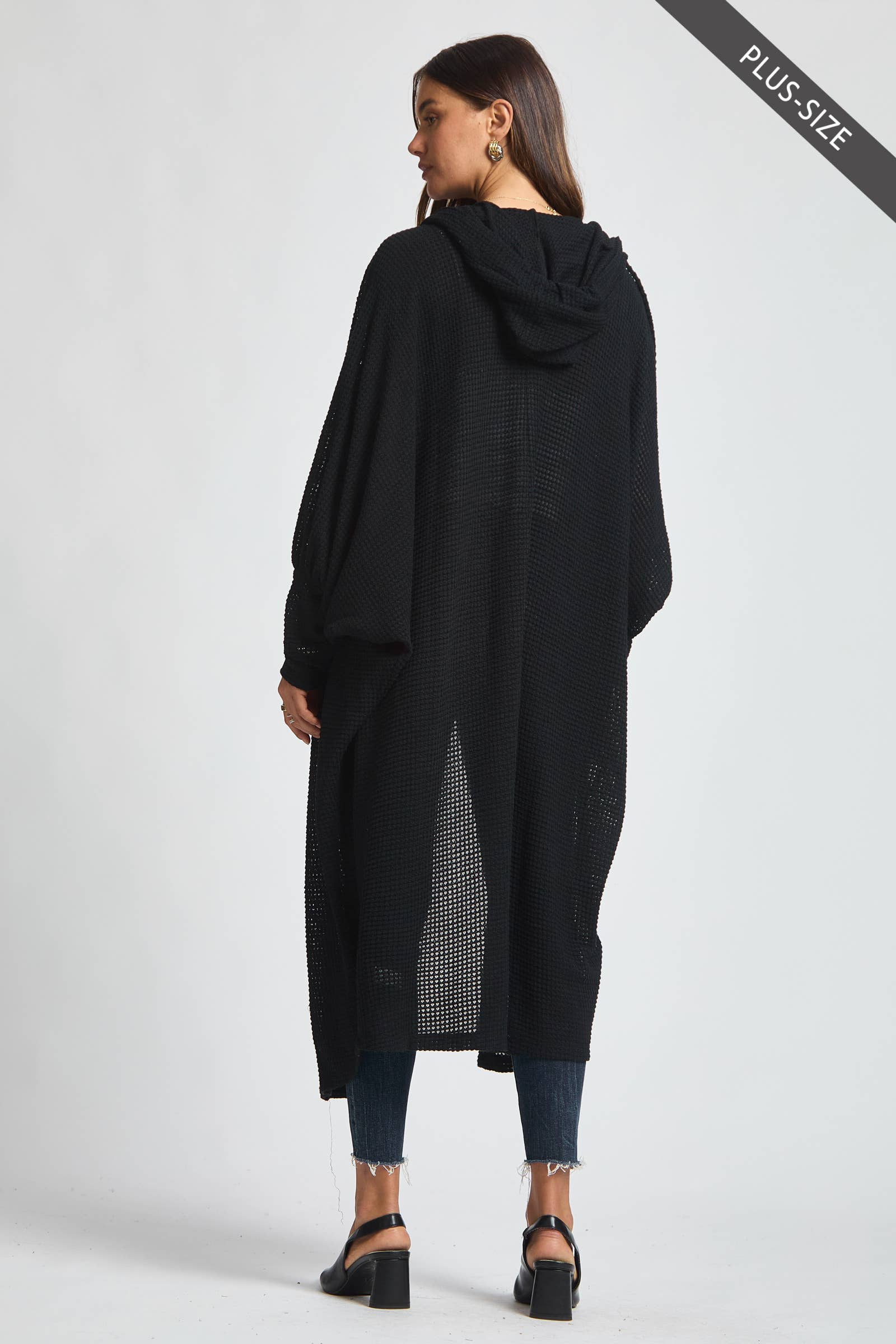 Dear Scarlett - Wholesale Cardigan - Women's - PLUS SIZE Cozy Knit Maxi Duster11