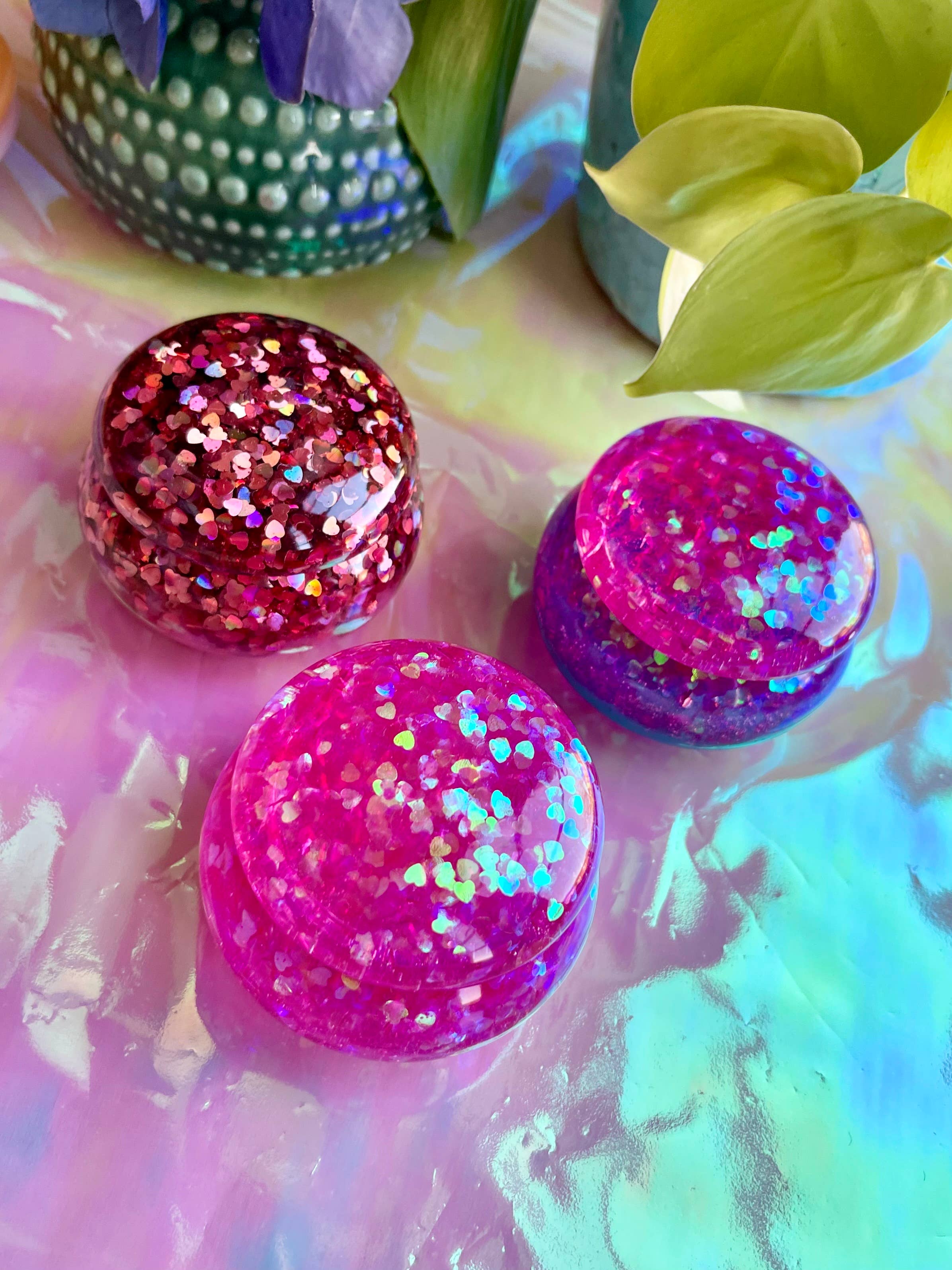 Prescription Resin - Wholesale Jewelry Dish - RESIN ROUNDED TRINKET POT | x 6 MIXED ASSORTMENT2