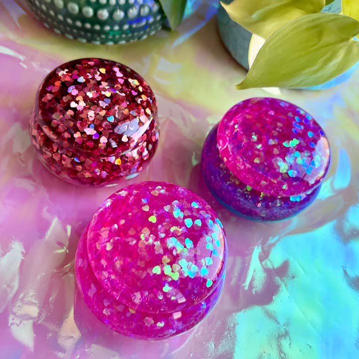 Prescription Resin - Wholesale Jewelry Dish - RESIN ROUNDED TRINKET POT | x 6 MIXED ASSORTMENT2