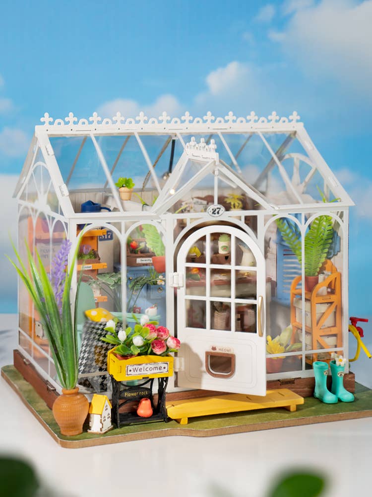 Robotime - Wholesale DIY Craft Kit - DG163 Dreamy Garden House Rolife DIY Miniature House Kit9