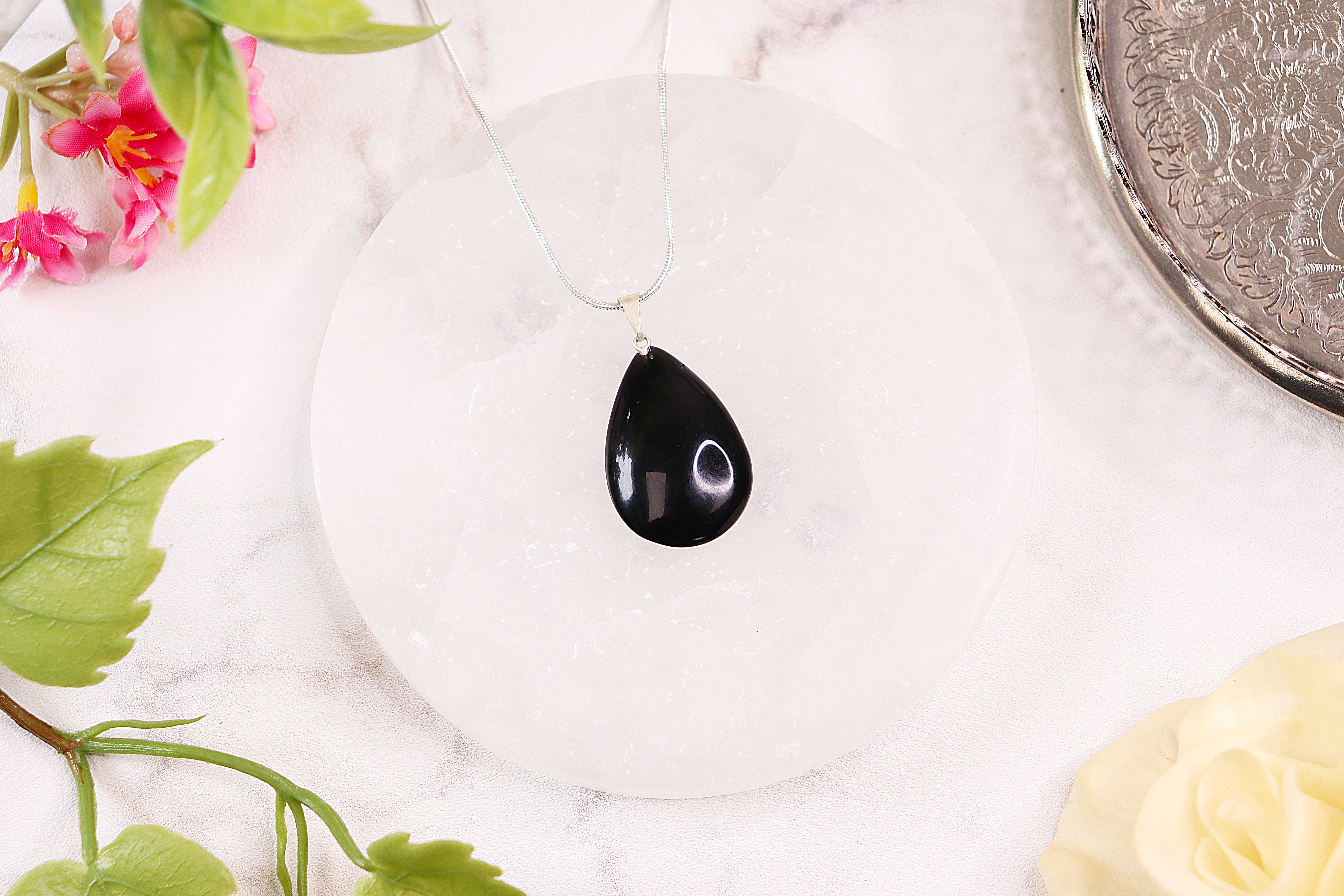 Natures Artifacts Inc - Vendita all'ingrosso Ciondolo/pendente - Ciondoli a goccia in ossidiana nera - Gioielli in ossidiana nera2