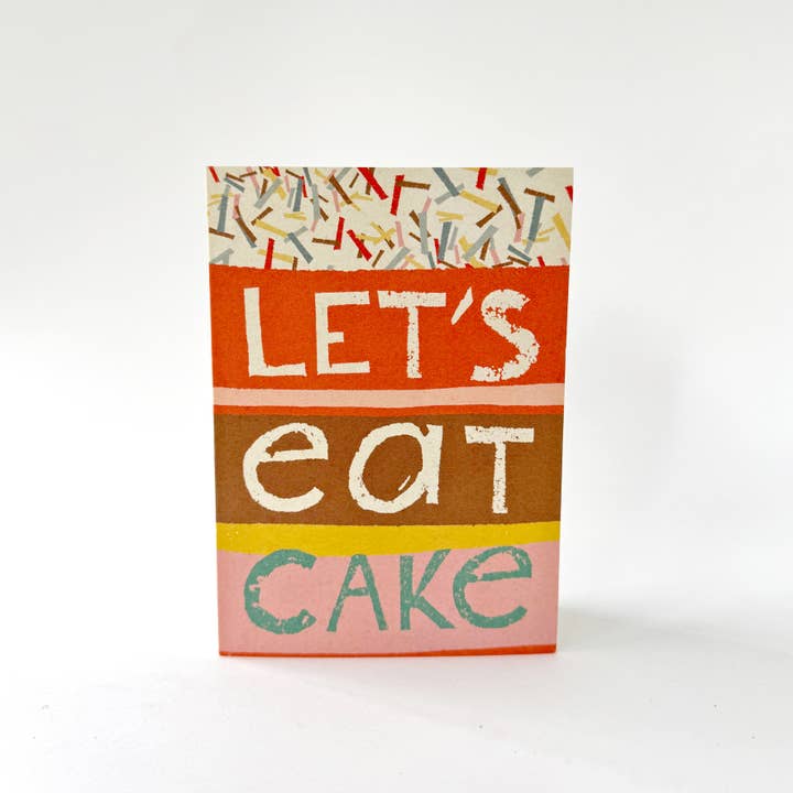 Florence Fry - Wholesale Birthday Card - Lets Eat Cake (large)
