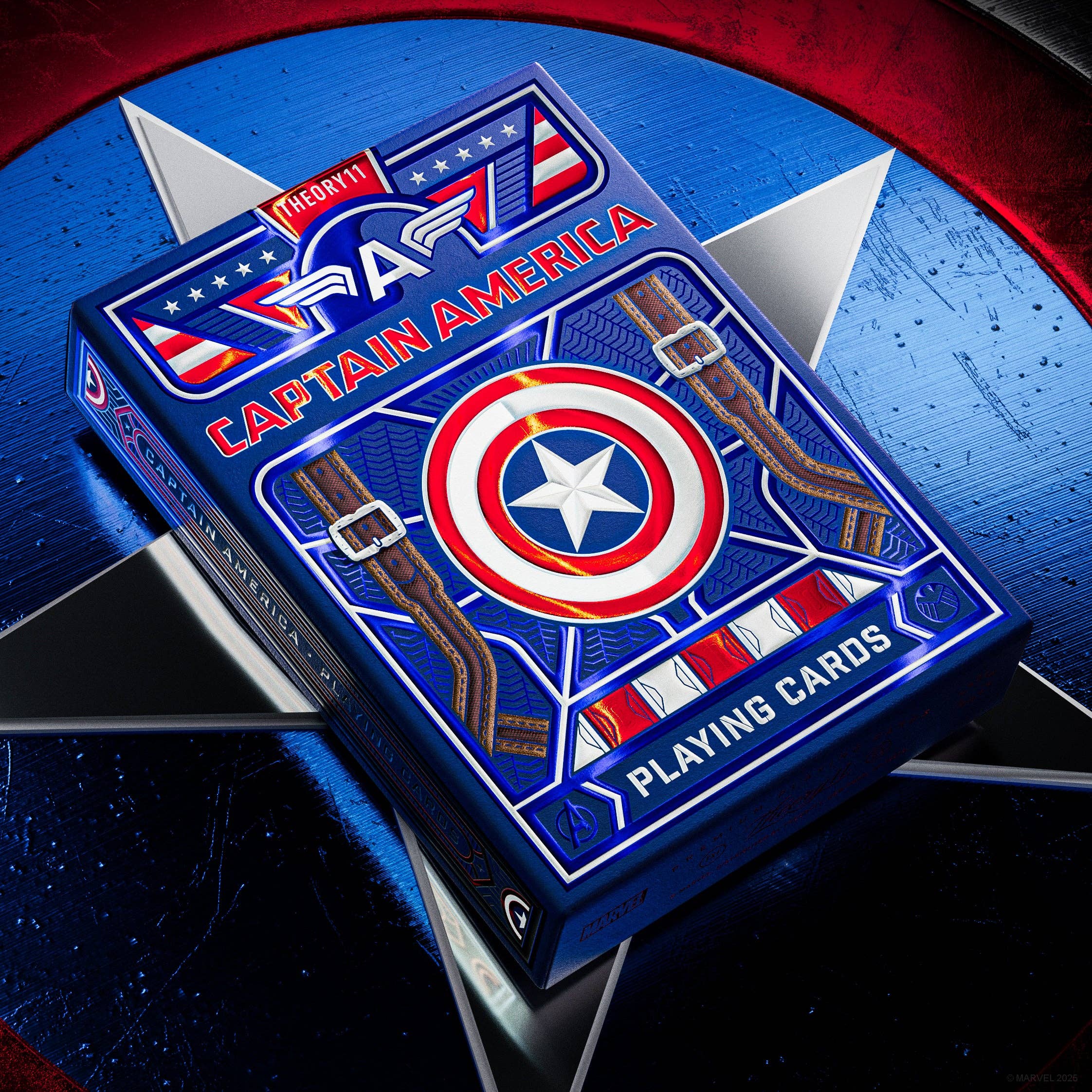 theory11 - Wholesale Playing Cards - Captain America Playing Cards0