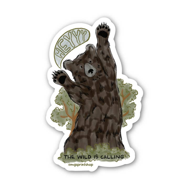 Svartbjörn Klistermärke för wholesale av Wickline's