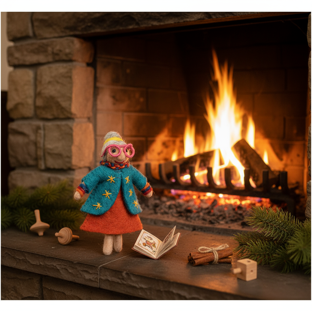 Felt So Good - Vendita all'ingrosso Set di decorazioni  - Decorazione da appendere fatta a mano in feltro Groovy Grannies4