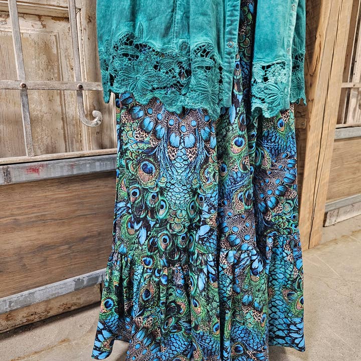 A Rare Bird Shop - Wholesale Jacket - Women's - Emerald Vintage Lace Jacket4