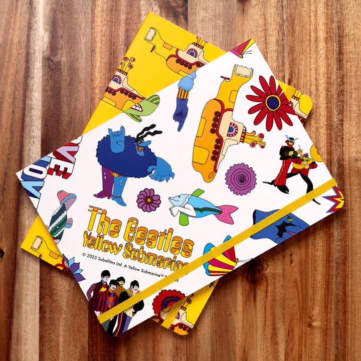 Puckator Ltd - Wholesale Notebook - The Beatles Yellow Submarine White Recycled Paper Notebook4