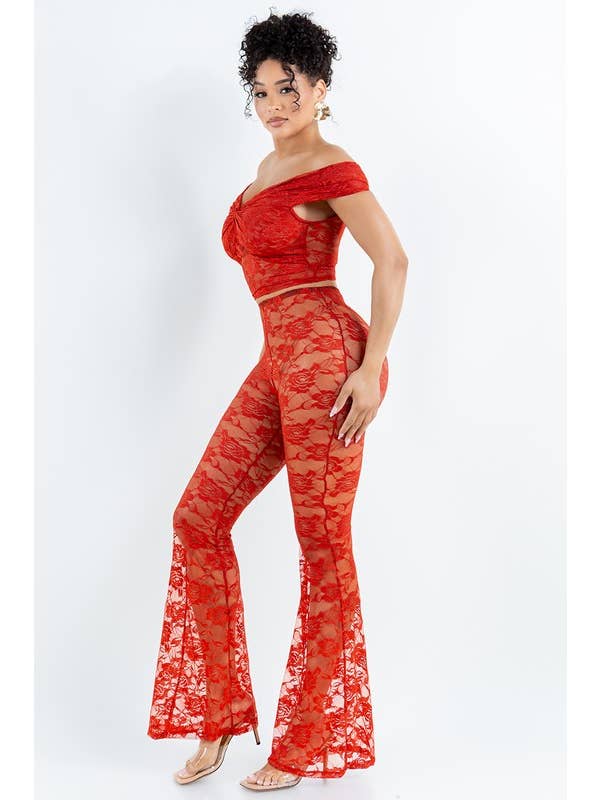 Belita Collection - Wholesale Top & Pant Set (NOT Loungewear) - Women's - Off Sholder W Pants Set9