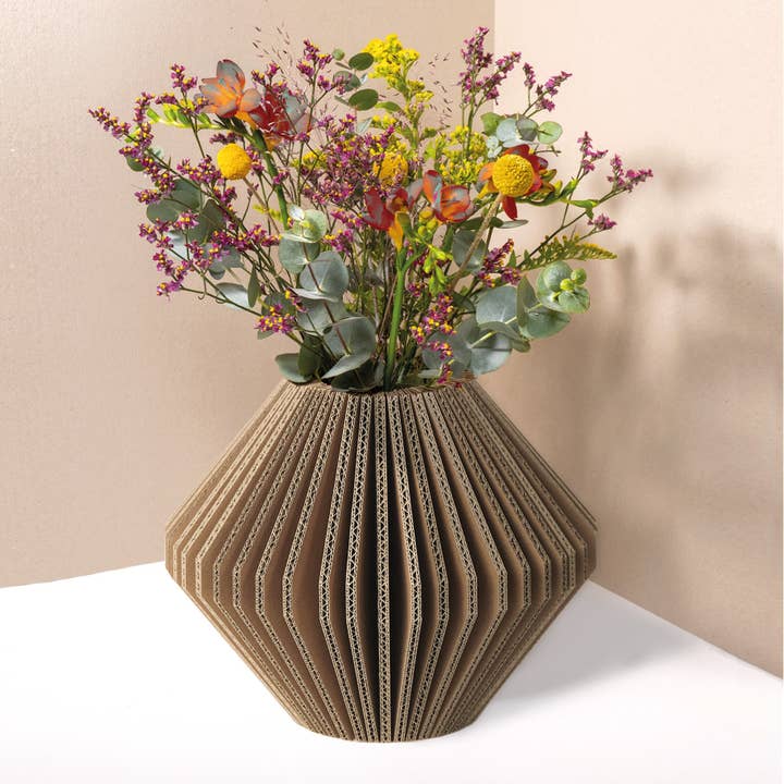 tout simplement – wholesale Vase – Set of 3 foldable cardboard vases