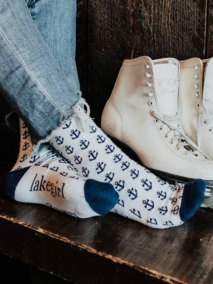 Anchor Crew Socks for wholesale by Lakegirl