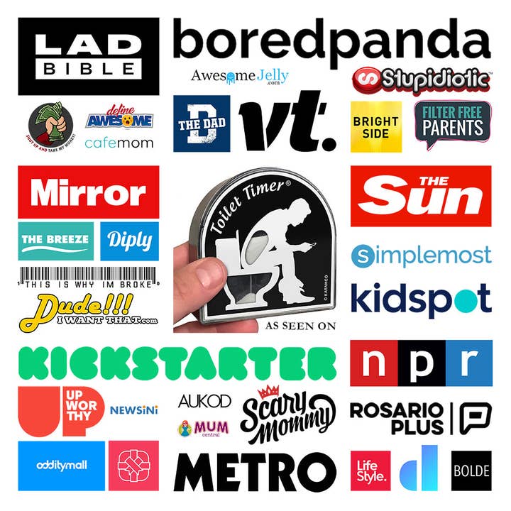 Katamco, LLC - Vendita all'ingrosso Regalo divertente/originale - Timer da bagno di Katamco (classico), divertente regalo per uomini, marito, papà, gag per la festa del papà10