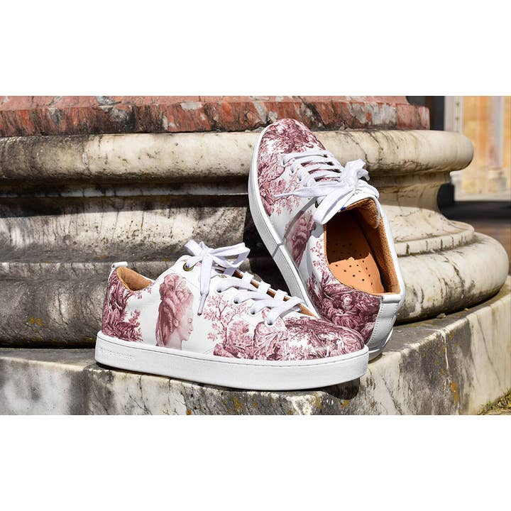 Zapatilla Baja Marie-Antoinette rosa viejo para venta al por mayor de Baron Papillon