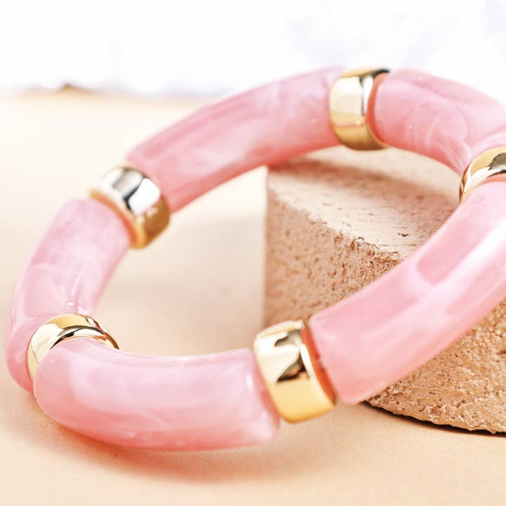 Bohemian Stretch Resin Bracelet for wholesale by Revelari