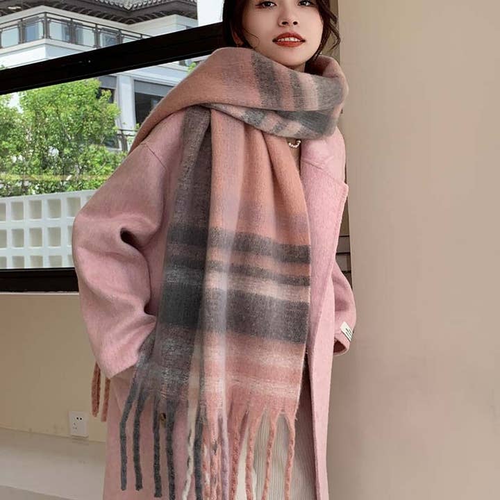 ACCITY - Wholesale Scarf - Women's - Plush AC Scarf – Thick Soft Winter Wrap_CWASC270141