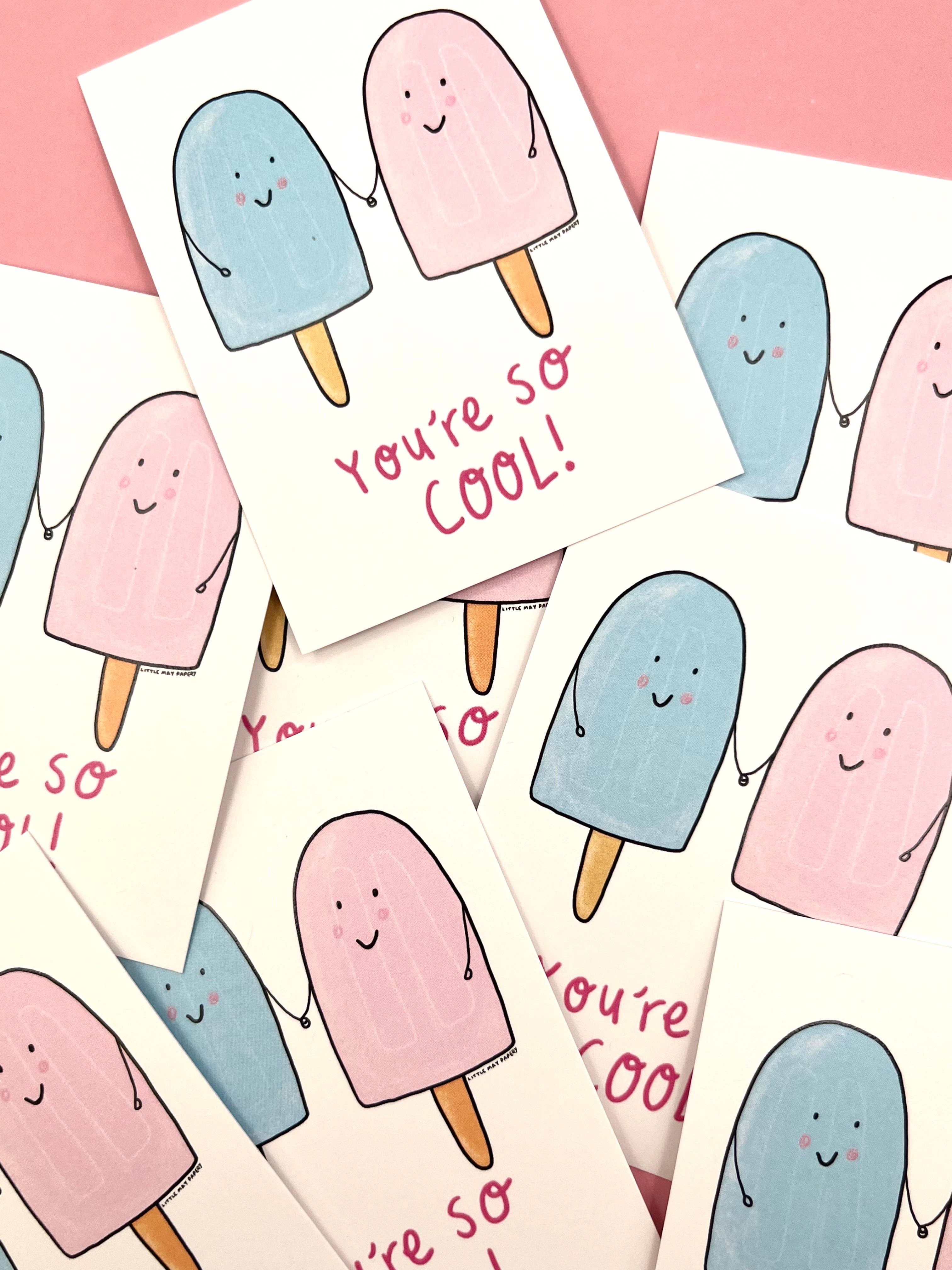 Little May Papery - Wholesale Valentine's Day Card - Mini Valentine Flat Cards6