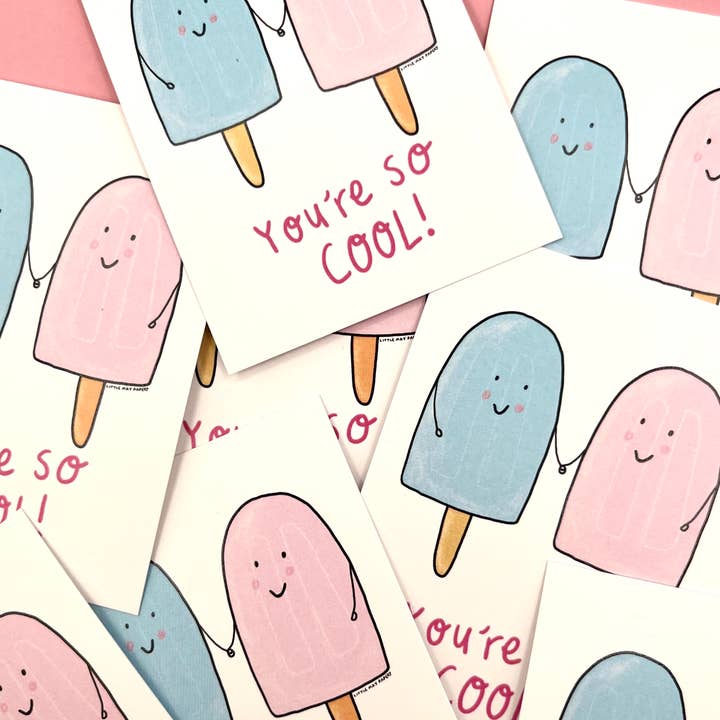 Little May Papery - Wholesale Valentine's Day Card - Mini Valentine Flat Cards6