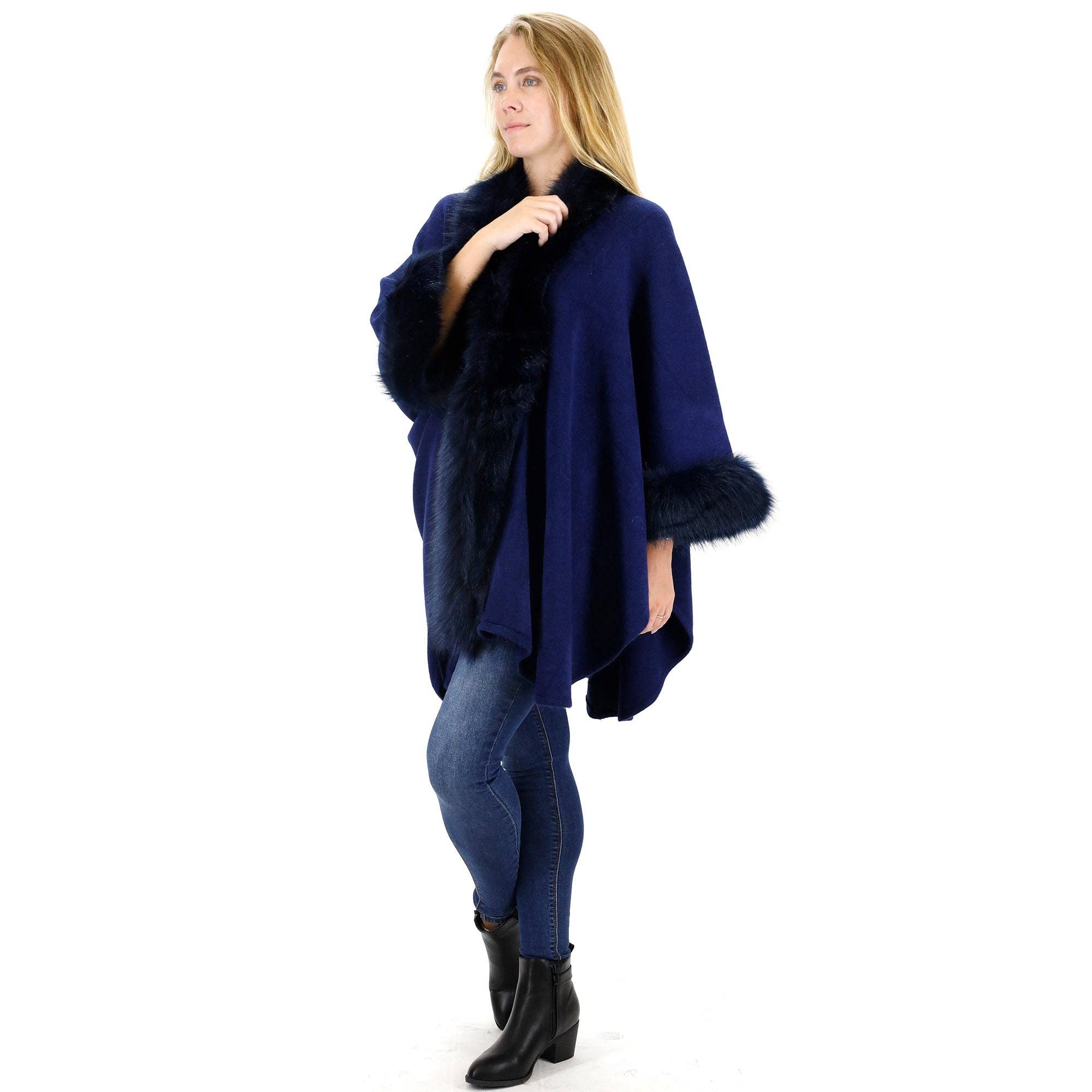 TAPA fashion – wholesale Päls/fuskpäls - Dam – Päls Sjal Lång SH921 (2ST)11