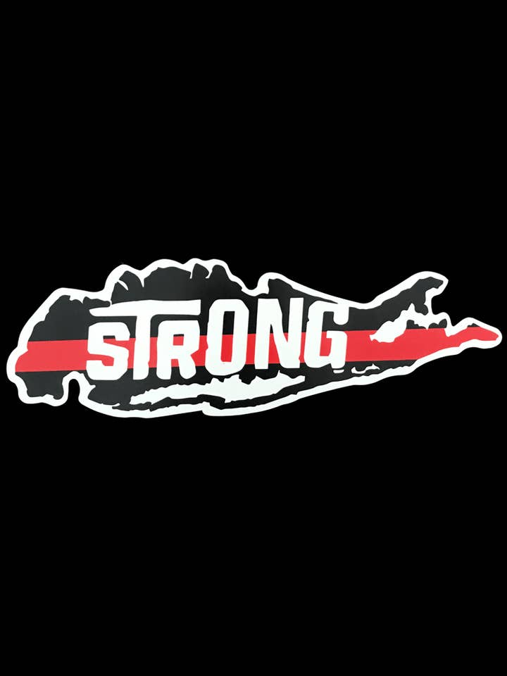 Long Island Starker dünner roter Magnet für den Großhandel von Long Island Strong