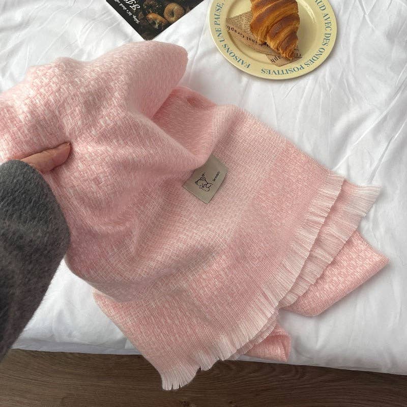 UZ Wholesale Store - Wholesale Scarf - Women's - Fashion Checker Fringe Scarf0