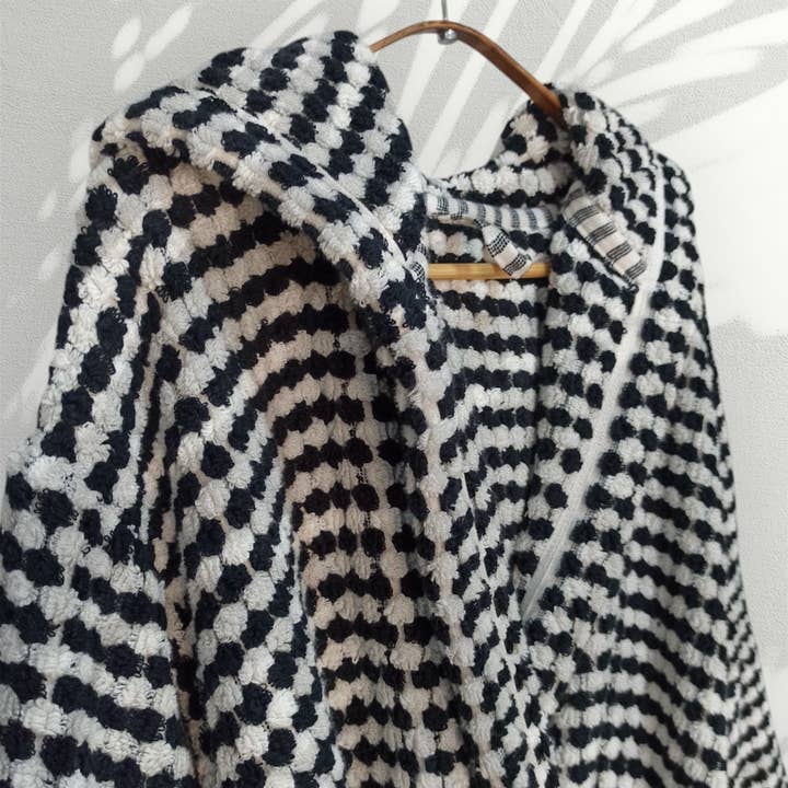 Kikoya - Wholesale Robe - Women's - Pom Pom Bathrobe Handloom Turkish Cotton Resort Heavy Luxury6