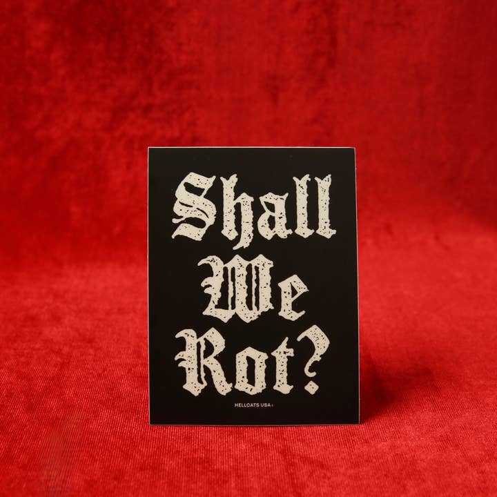 Vamos Apodrecer? Autocolante por atacado de Hellcats USA