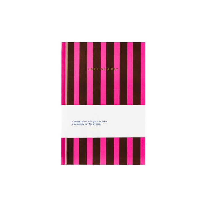 One line a day Journal - Stripes for wholesale by A-Journal Stationery
