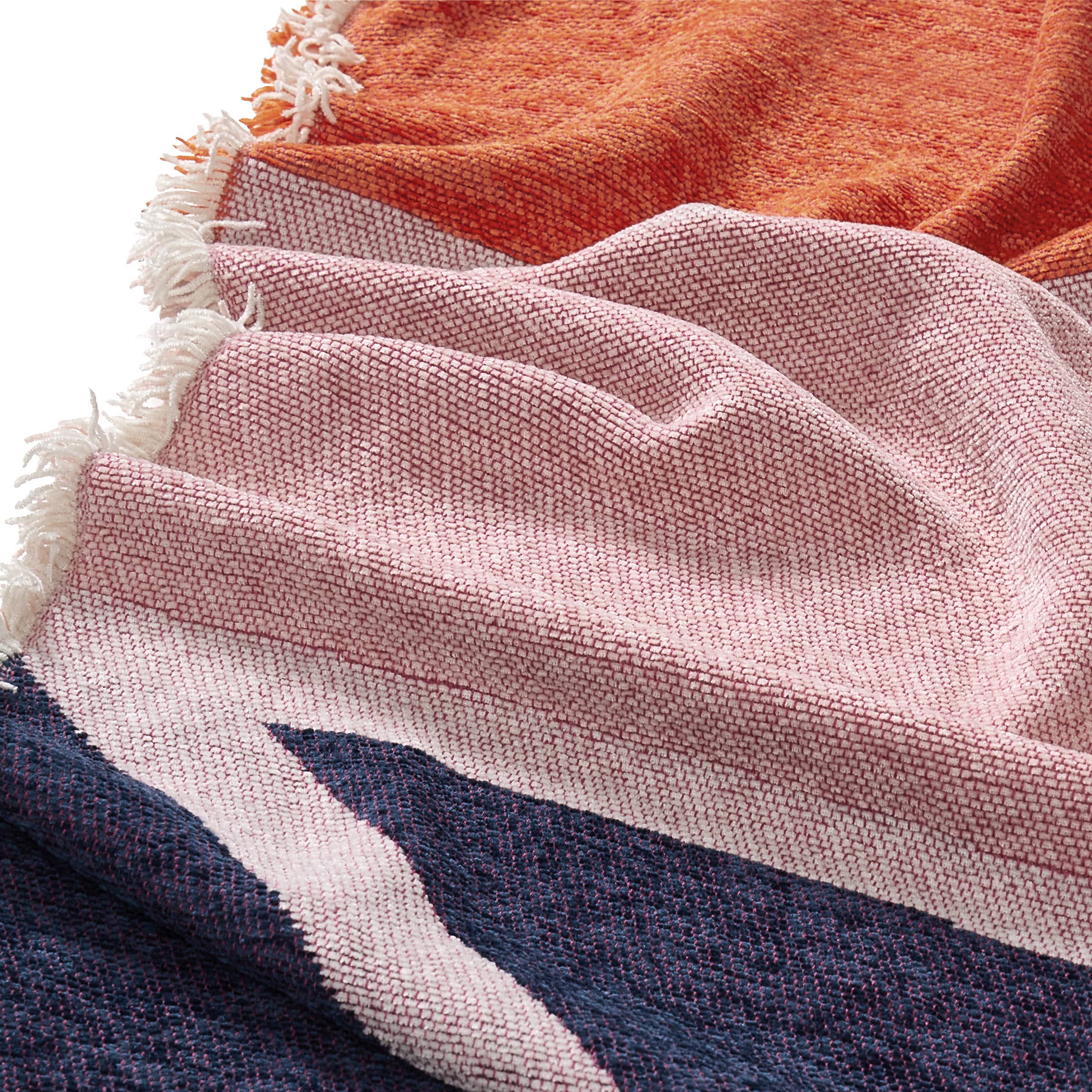 Peking Handicraft - Wholesale Throw Blanket - Shifted Shapes Throw - Ampersand4