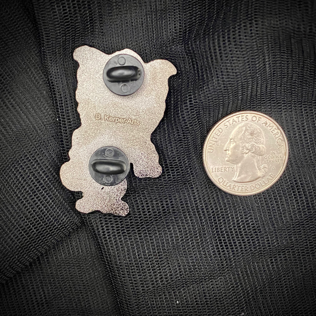D. Kerper Arts - Wholesale Lapel Pin/Button - Enamel Pin - Wolfie2