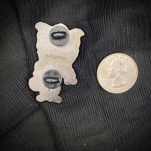 D. Kerper Arts - Wholesale Lapel Pin/Button - Enamel Pin - Wolfie2