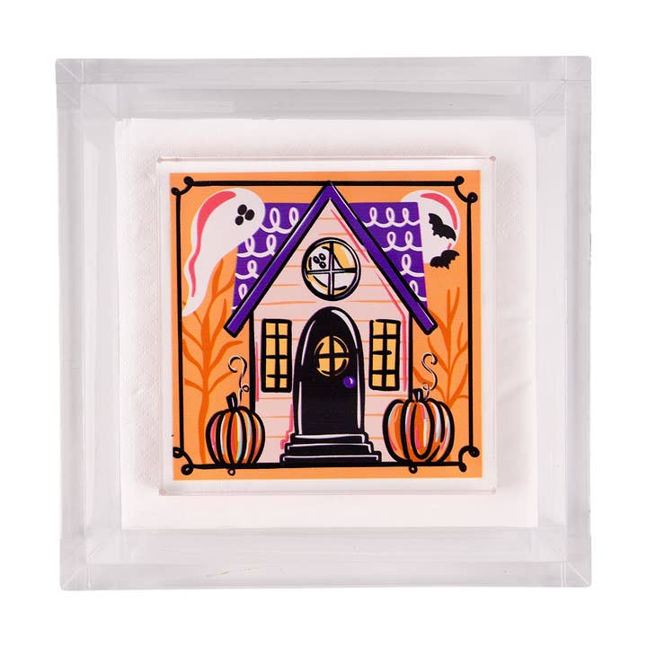 Halloween House Napkin Weight for wholesale by Glory Haus