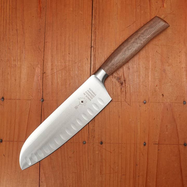 Friedr Herder Madera, 1/2 mitre Santoku en acier inoxydable forgé, 6 pouces pour la vente par Bernal Cutlery