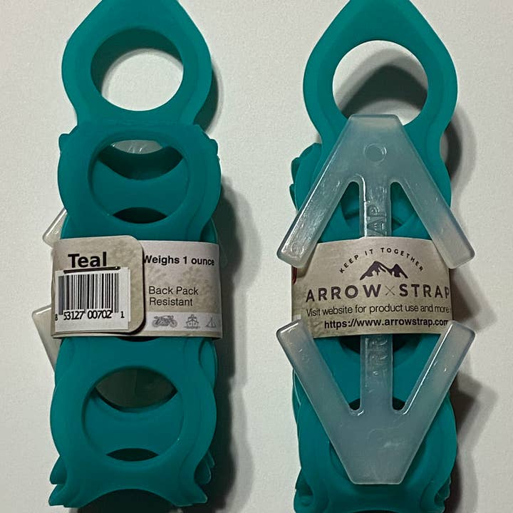 Teal ArrowStrap w/ Barcoded Label for wholesale by ArrowStrap