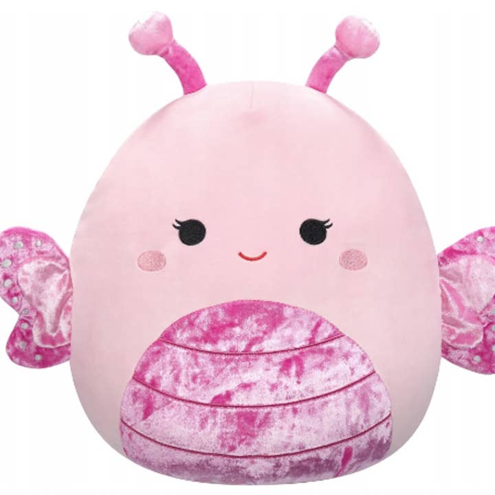 Authentic Street Signs – Großhandel Kuschel-/Plüschtier – Kind & Baby – Squishmallow-Plüschtier Mogo the Butterfly Velvet, 20,3 cm