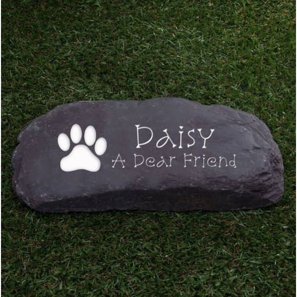 Mémorial personnalisé en ardoise galloise Paddlestone pour la vente par The House nameplate company