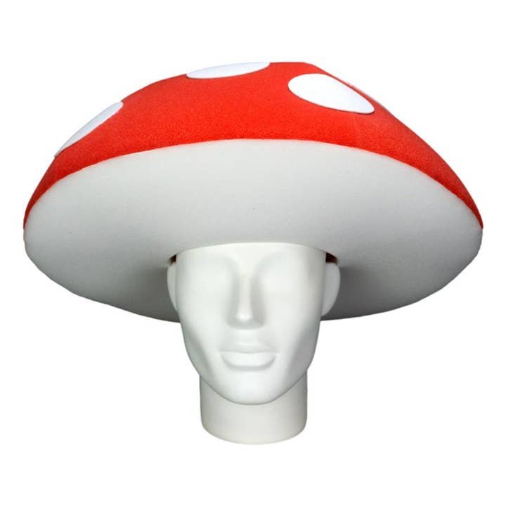 Foam Party Hats - Wholesale Party hat/crown - Mushroom Head Hat1