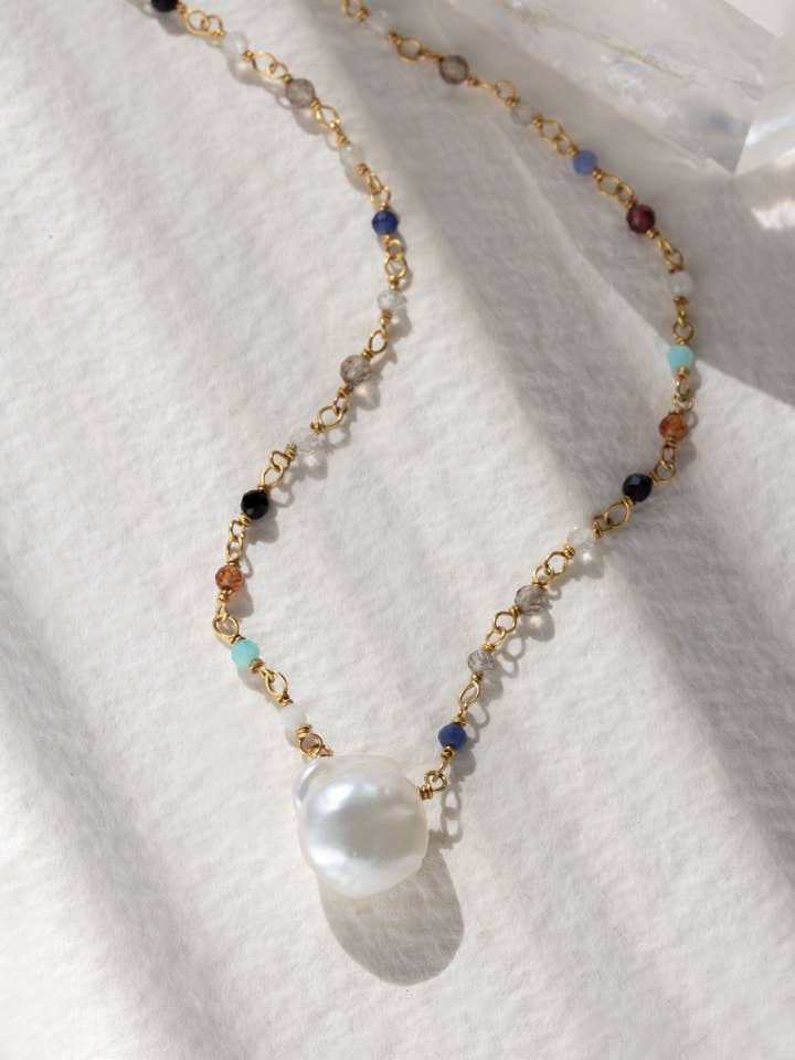 Collier Pierre & Mer pour la vente par Luna Norte