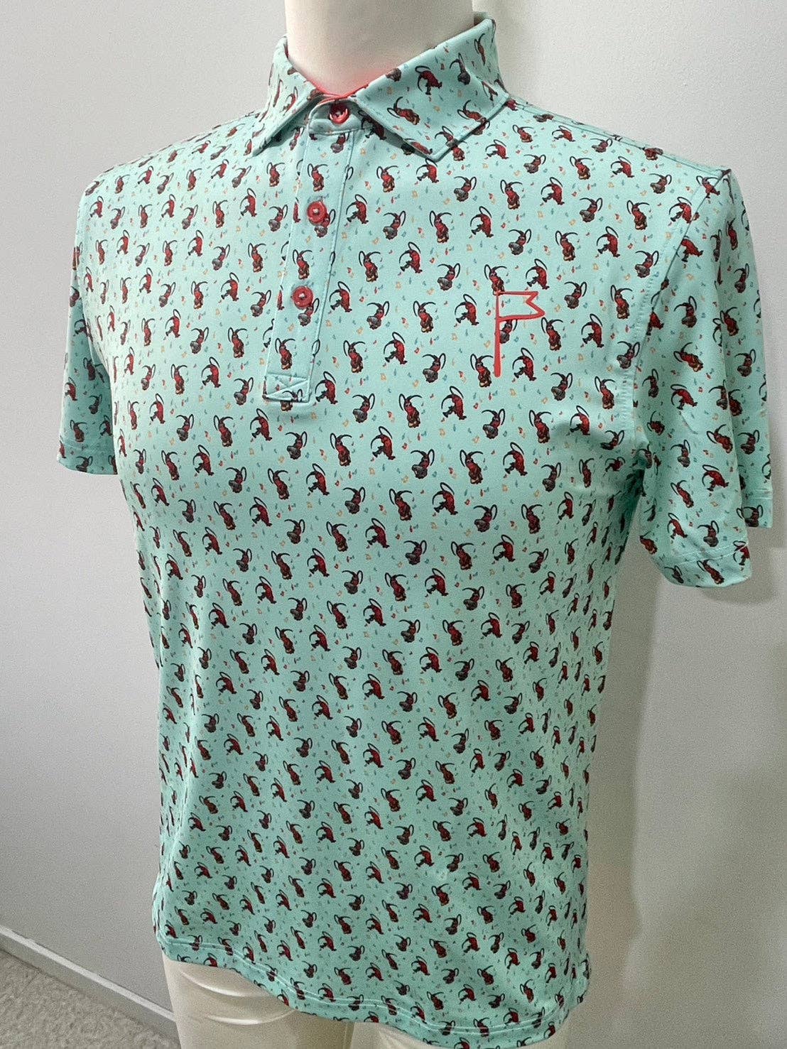 Honey Hole Outdoors - Wholesale Polo - Men's - Performance Polo - Crawfish Party1