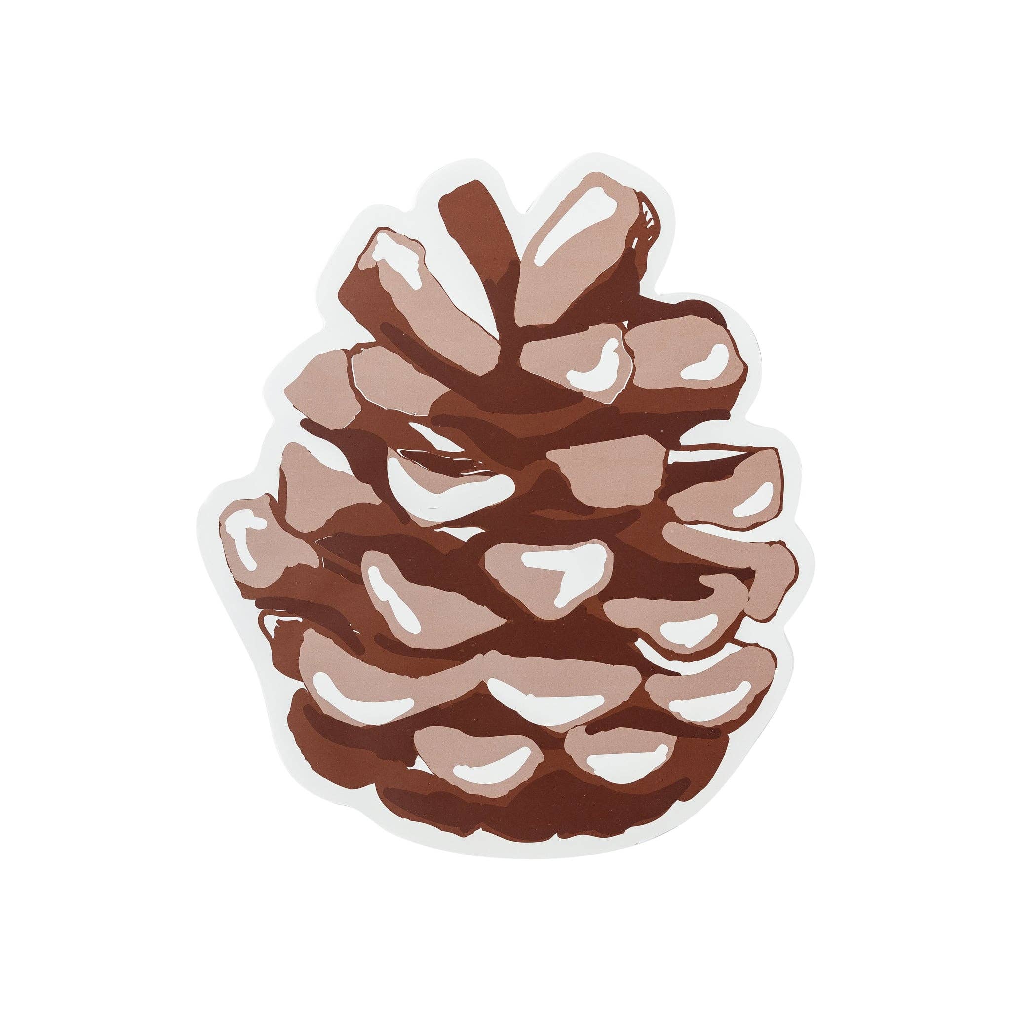 My Mind’s Eye - Wholesale Disposable Placemat - THP925 - Harvest Pine Cone Paper Placemat