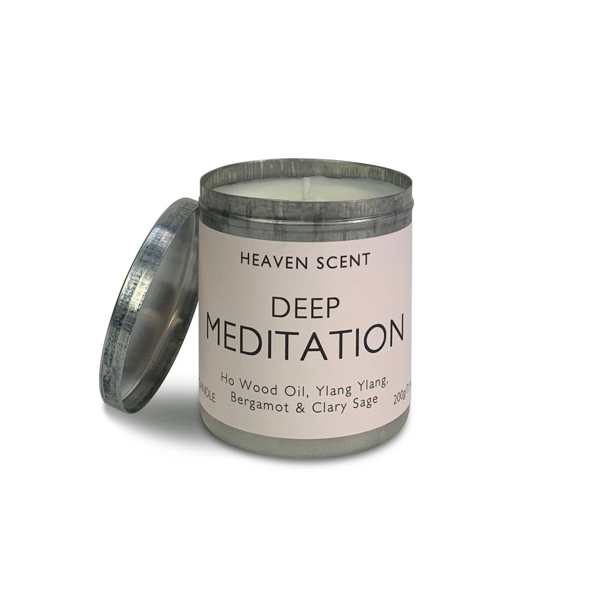 Heaven Scent Incense Ltd - Wholesale Travel Candles - Wellbeing Range - 200g Tin Candle5