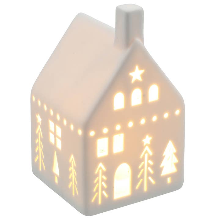 China White Xmas LED House Small Star for wholesale by Joe Davies