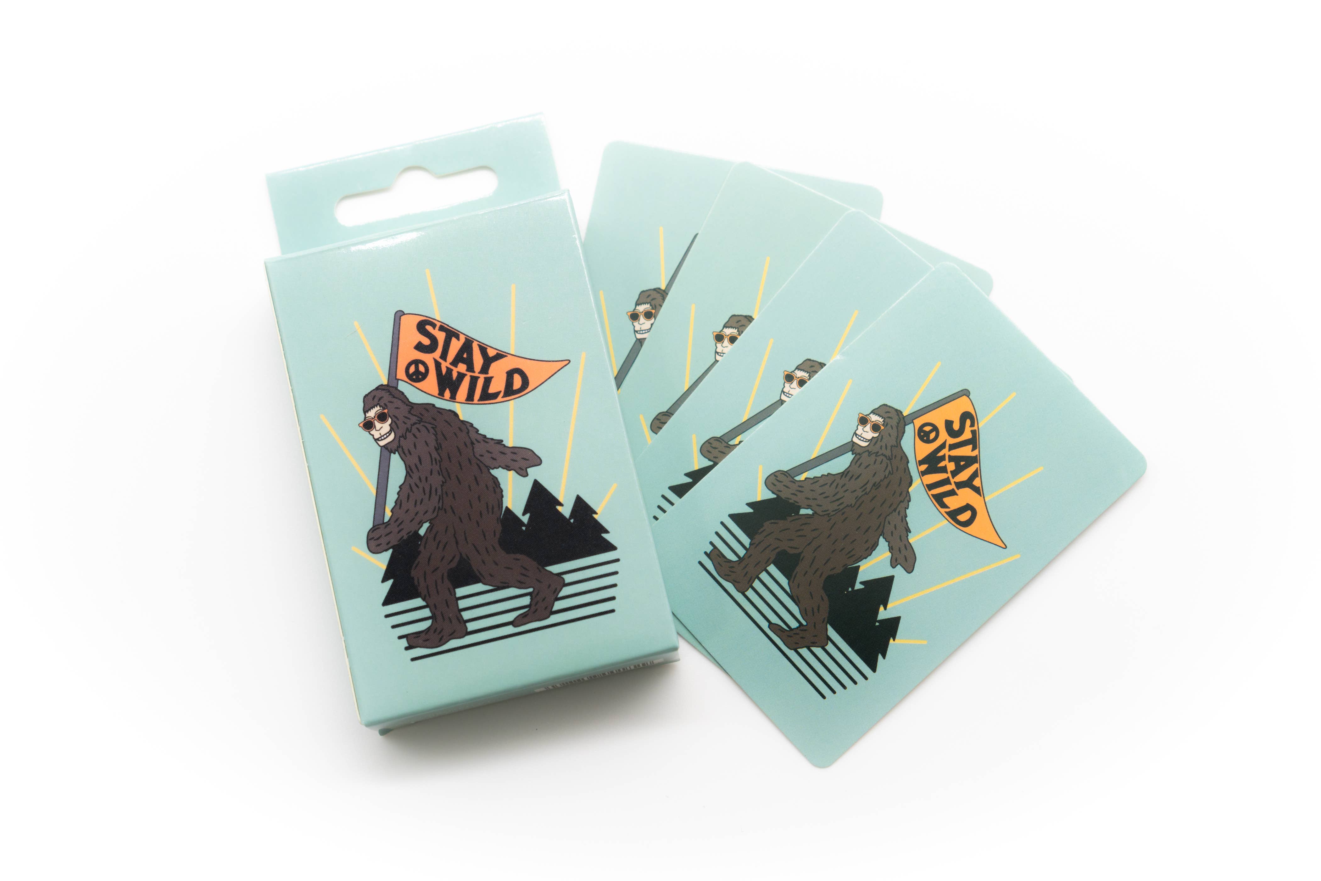 Snow Business USA - Wholesale Playing Cards - Stay Wild Sasquatch Playing Card Pack
