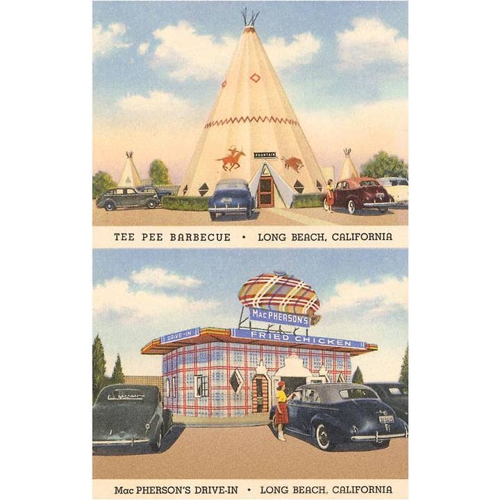 Found Image Press - Wholesale Magnet - Magnet RS-01 Roadside Tepee and Chicken Stand
