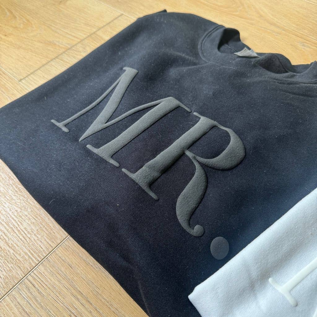 Black Mr. Sweatshirt for wholesale on Faire1