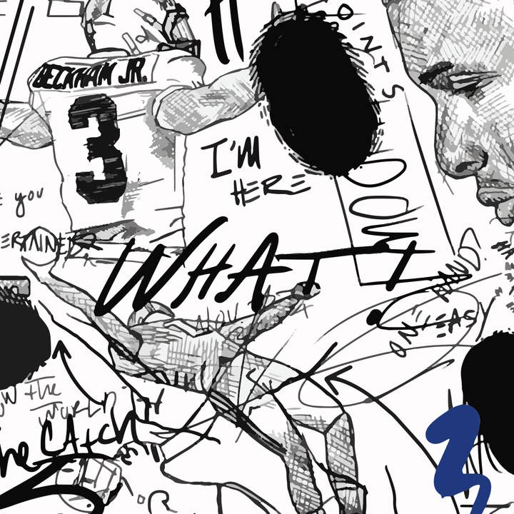 round21 – wholesale Sports ball – Official round21 x NFLPA Football - Odell Beckham, Jr.