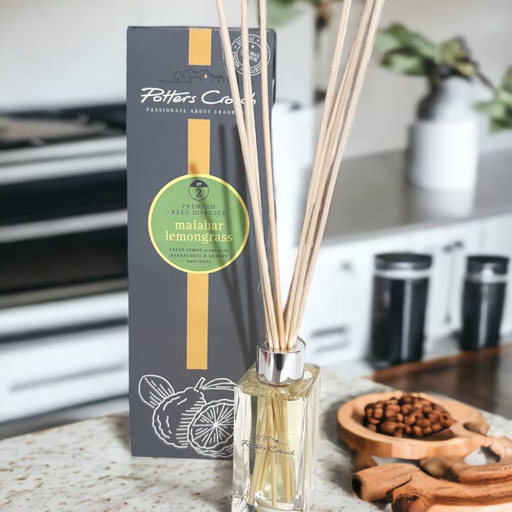 Malabar Lemongrass Diffuser for wholesale by Potters Crouch Candles