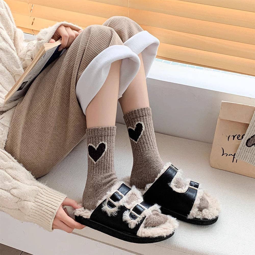 Gohobi （We cover U.S. import duties） - Wholesale Socks - Women's - Gohobi Wool Heart Socks9