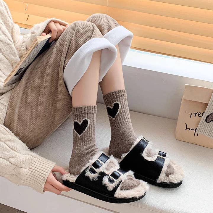 Gohobi (We cover U.S. import duties) - Wholesale Socks - Women's - Gohobi Wool Heart Socks9